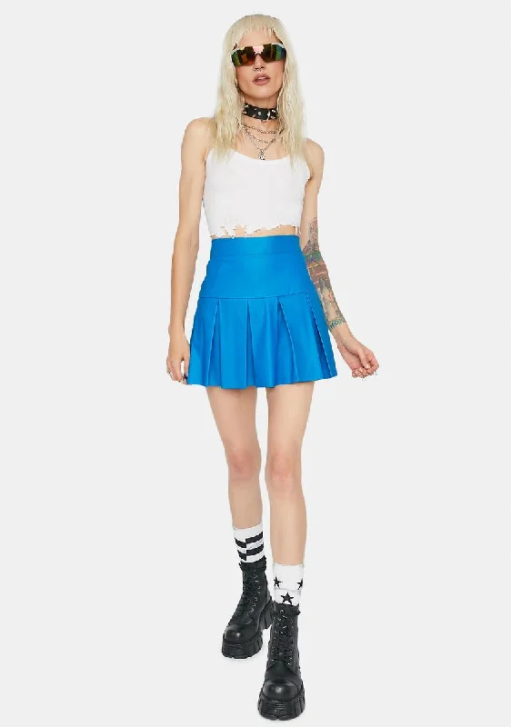 Cobalt Cheap Thrills Pleated Skirt