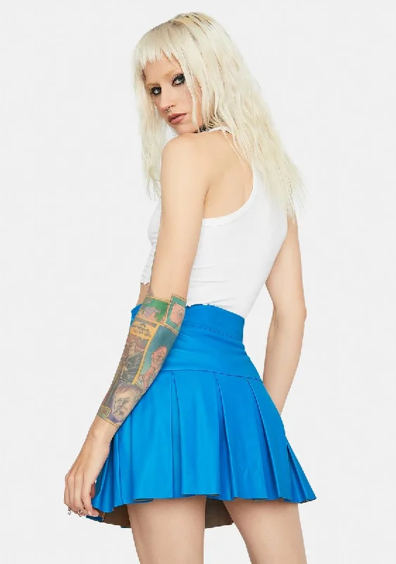 Cobalt Cheap Thrills Pleated Skirt